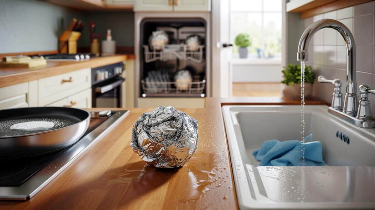 Darum sollten Sie immer eine kleine Kugel Alufolie in Küche und Bad aufbewahren