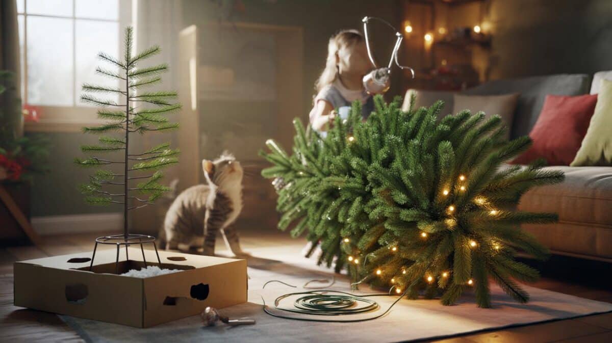 Der Fehler, der den künstlichen Weihnachtsbaum ruiniert, bevor er überhaupt steht