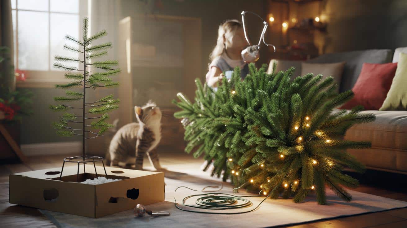 Der Fehler, der den künstlichen Weihnachtsbaum ruiniert, bevor er überhaupt steht