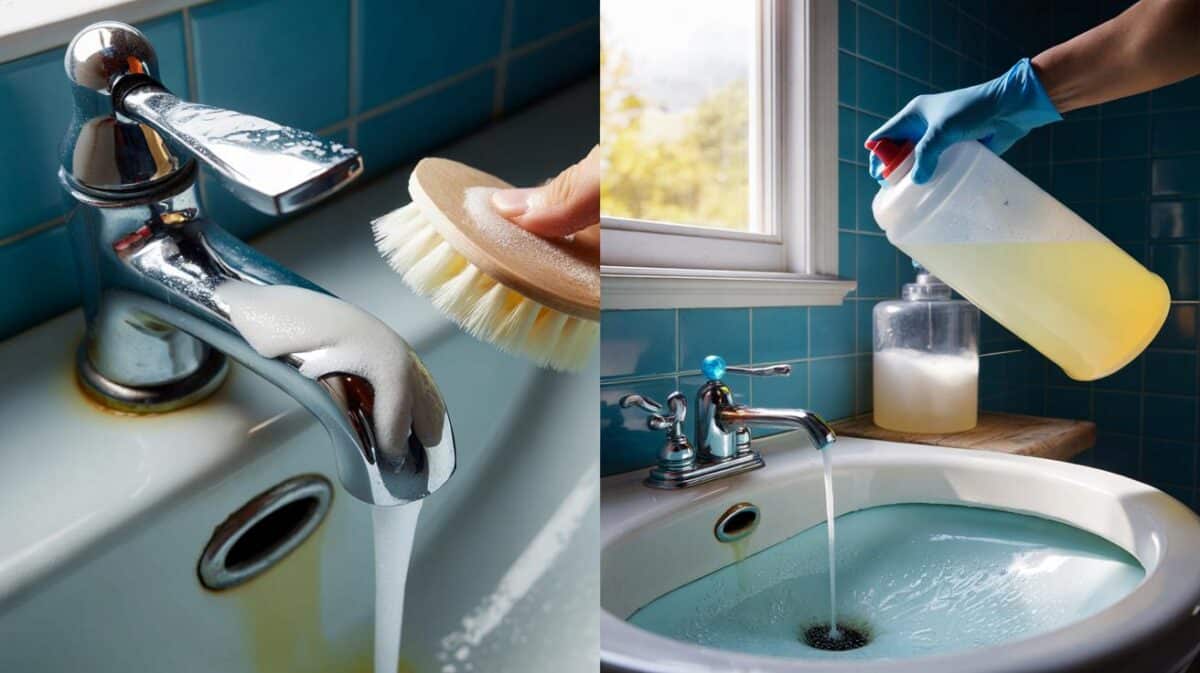 Weder Essig noch Backpulver: Die beste Methode, um Kalk von Wasserhähnen und Toiletten zu entfernen